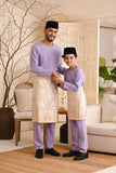 Baju Melayu Teluk Belanga Smart Fit - Lavender