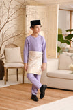 Baju Melayu Kids Teluk Belanga Smart Fit - Lavender