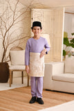 Baju Melayu Kids Teluk Belanga Smart Fit - Lavender