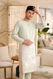 Baju Melayu Teluk Belanga Smart Fit - Fog Green