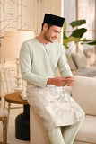 Baju Melayu Teluk Belanga Smart Fit - Fog Green