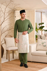 Baju Melayu Teluk Belanga Smart Fit - Grass Green