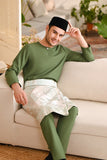 Baju Melayu Teluk Belanga Smart Fit - Grass Green