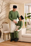 Baju Melayu Teluk Belanga Smart Fit - Grass Green