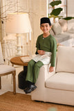 Baju Melayu Kids Teluk Belanga Smart Fit - Grass Green