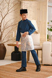 Baju Melayu Kids Luxury Bespoke Fit - Teal