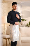 Baju Melayu Luxury Bespoke Fit - Dark Navy