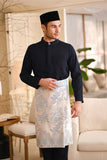 Baju Melayu Luxury Bespoke Fit - Dark Navy