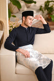 Baju Melayu Luxury Bespoke Fit - Dark Navy