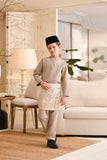 Baju Melayu Kids Teluk Belanga Smart Fit - Ash