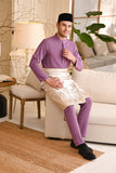 Baju Melayu Luxury Bespoke Fit - Orchid Purple