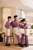 Baju Melayu Luxury Bespoke Fit - Orchid Purple