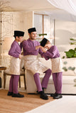 Baju Melayu Luxury Bespoke Fit - Orchid Purple