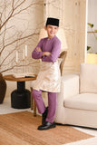 Baju Melayu Kids Luxury Bespoke Fit - Orchid Purple