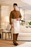 Baju Melayu Luxury Bespoke Fit - Walnut