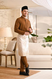 Baju Melayu Luxury Bespoke Fit - Walnut