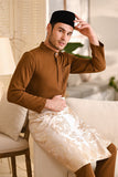 Baju Melayu Luxury Bespoke Fit - Walnut