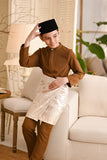 Baju Melayu Kids Luxury Bespoke Fit - Walnut