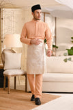 Baju Melayu Luxury Bespoke Fit - Apricot