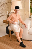 Baju Melayu Kids Luxury Bespoke Fit - Apricot