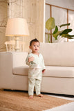 Baju Melayu Babies Teluk Belanga Smart Fit - Fog Green