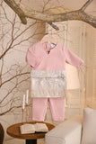 Baju Melayu Babies Teluk Belanga Smart Fit - Rose Pink