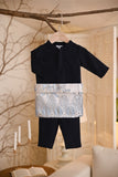 Baju Melayu Babies Luxury Bespoke Fit - Dark Navy