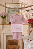 Baju Melayu Babies Luxury Bespoke Fit - Lilac