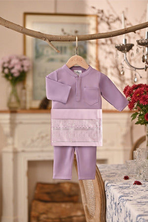 Baju Melayu Babies Luxury Bespoke Fit - Lavendula