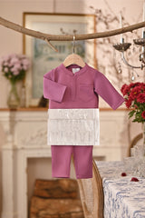 Baju Melayu Babies Luxury Bespoke Fit - Meadow Mauve