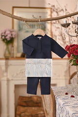 Baju Melayu Babies Luxury Bespoke Fit - Navy