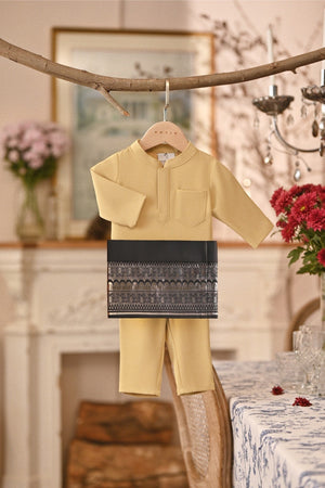 Baju Melayu Babies Majestic Bespoke Fit - Raffia