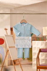 Baju Melayu Babies Couture Bespoke Fit - Clear Water