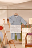 Baju Melayu Babies Couture Bespoke Fit - Pearl Blue