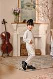 Baju Melayu Kids Luxury Bespoke Fit - Moonbeam