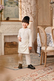 Baju Melayu Kids Luxury Bespoke Fit - Moonbeam