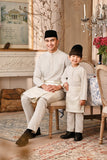 Baju Melayu Luxury Bespoke Fit - Moonbeam