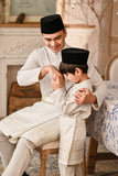 Baju Melayu Luxury Bespoke Fit - Moonbeam