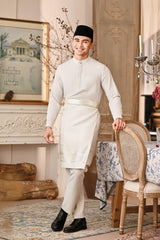 Baju Melayu Luxury Bespoke Fit - Moonbeam