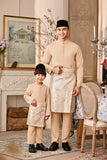 Baju Melayu Luxury Bespoke Fit - Desert Dust