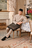 Baju Melayu Luxury Bespoke Fit - Light Taupe