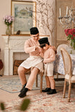 Baju Melayu Kids Luxury Bespoke Fit - Caramel Cream