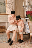 Baju Melayu Kids Luxury Bespoke Fit - Caramel Cream