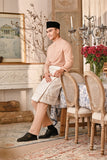 Baju Melayu Luxury Bespoke Fit - Caramel Cream