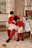 Baju Melayu Luxury Bespoke Fit - Crimson Red