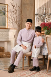 Baju Melayu Luxury Bespoke Fit - Lavender Frost