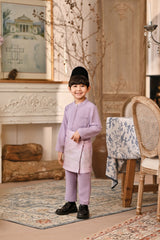 Baju Melayu Kids Luxury Bespoke Fit - Orchid Bloom