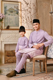 Baju Melayu Luxury Bespoke Fit - Orchid Bloom