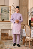 Baju Melayu Luxury Bespoke Fit - Orchid Bloom