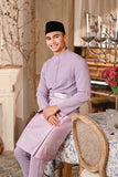 Baju Melayu Luxury Bespoke Fit - Orchid Bloom